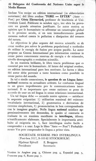 Ante - Post