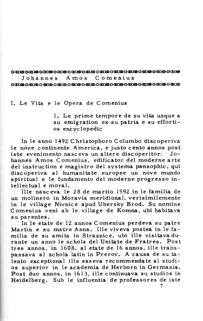 Johannes Amos Comenius