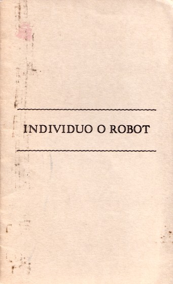 Individuo o robot