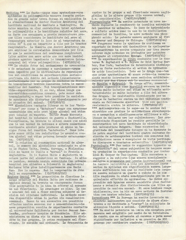 Scientia international, julio 1952