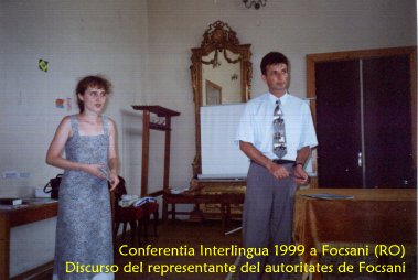 Discurso del representante del autoritates de Focşani