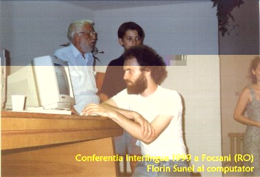 Florin Şunel al computator
