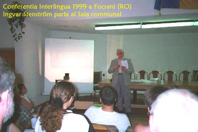 Ingvar Stenström parla al Sala communal