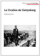 Le Oration de Gettysburg (Abraham Lincoln)