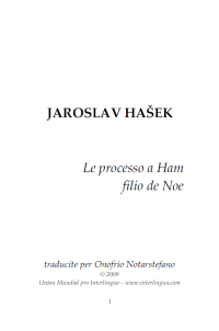Le processo a Ham, filio de Noe