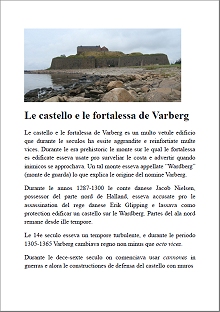 Le castello e fortalessa de Varberg