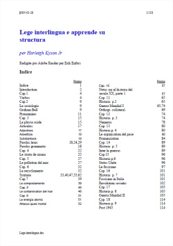 Lege interlingua e apprende su structura