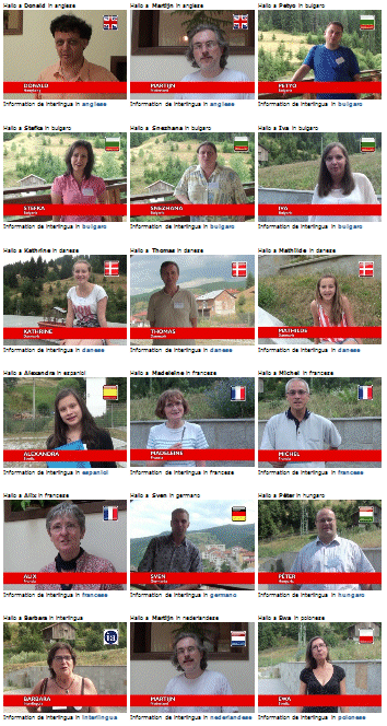 Presentationes de interlingua