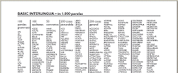 Basic interlingua - in 1.000 parolas