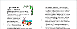 Le gnomos Natal adjuta le molinero