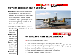 Un visita con ferry-boat a un insula