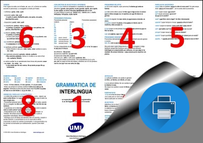 Microgrammatica de interlingua