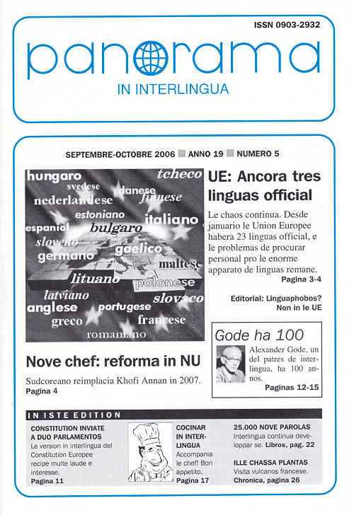 Panorama in interlingua