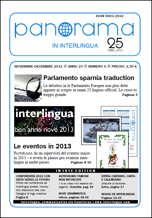 Panorama in interlingua