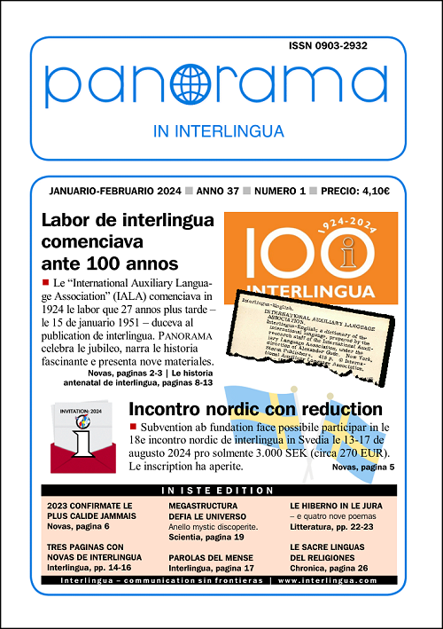 Panorama in interlingua