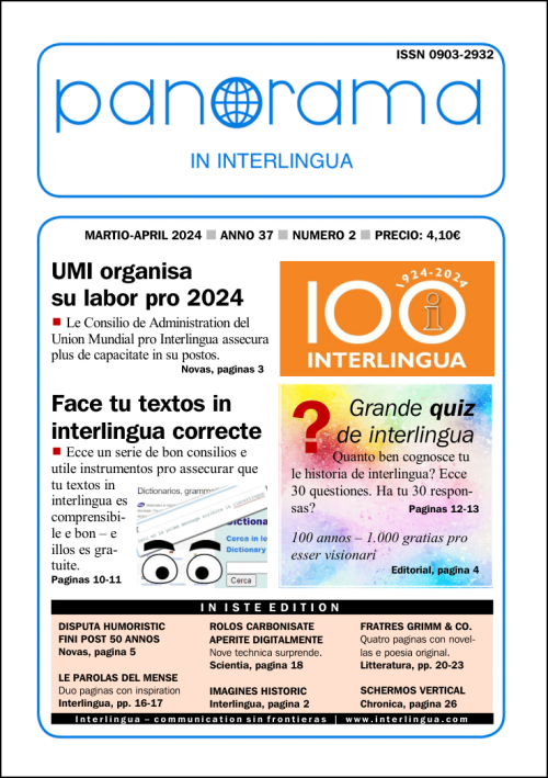 Panorama in interlingua