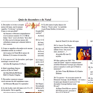 Quiz de decembre e de Natal