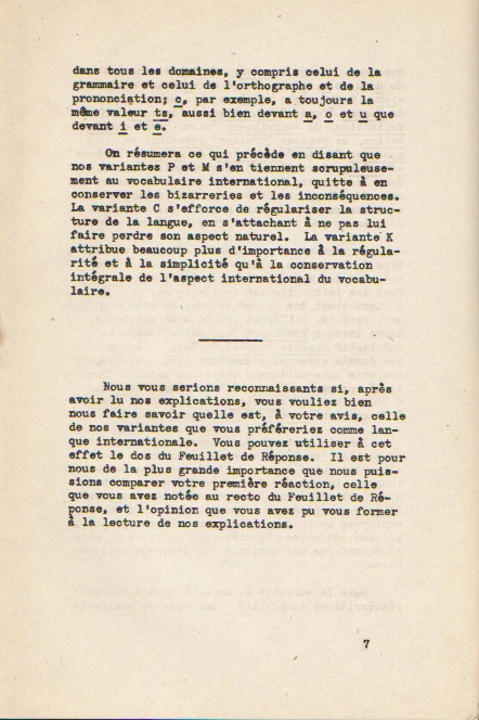 Variantes de le lingua internationale